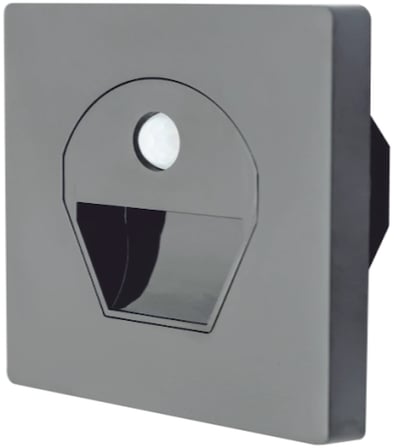 NOAS YL69 1521 1W Füme Kasa Sensörlü Koridor Aydınlatması 6400K Beyaz Işık
