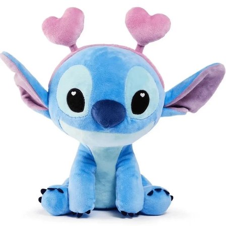 Kalp Kulaklıklı Stitch Peluş 25 cm S00000508
