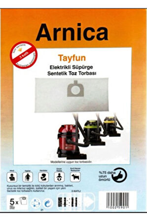 Magic Bags | Tayfun Kazanlı Süpürge Torbası 5'li Paket