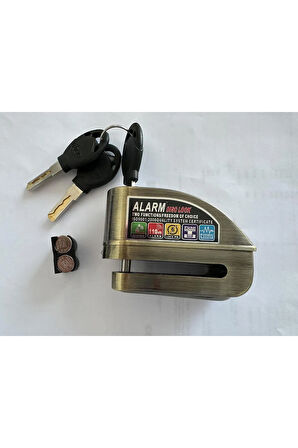 Motosiklet Alarmlı Disk Kilit - Yeni Model - Lüx Seri (FS8306)