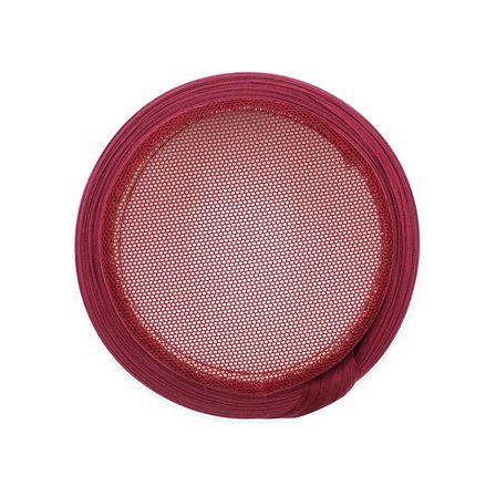 Fileli Sarık – Bordo Kumaş – Bordo Takke – Yuvarlak Sarım – Fileli – 7 Metre