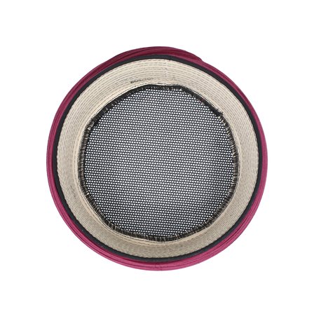 Fileli Sarık – Bordo Kumaş – Siyah Takke – Düz Sarım – Fileli – 5 Metre