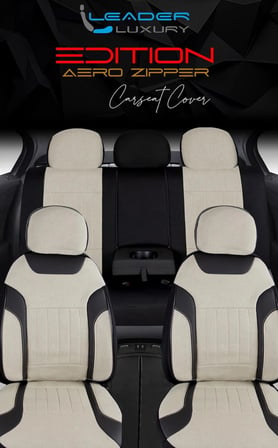 Audi A8 Sedan Uyumlu Keten Oto Koltuk Kılıfı Edition Serisi Bej