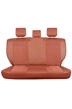 
Seat İbiza YENİ Uyumlu Lüx Deri Oto Koltuk Kılıfı Ön Arka Set Tarçın Elit Series