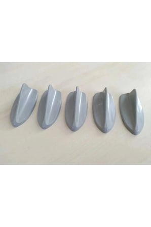BMW 5 Serisi 530 Balık Sırtı Mini Süs Anten Gri 5'li