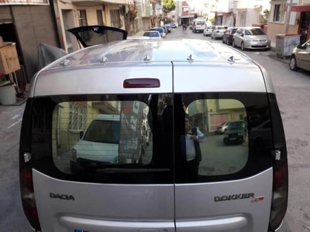 Renault Express Balık Sırtı Mini Süs Anten Gri 5'li