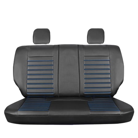 Renault Duster Full Deri Oto Koltuk Kılıfı Ön Arka Set Original Serisi Siyah Mavi
