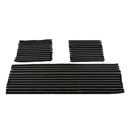 Peugeot 4007 Serme Kilim Minder 3lü Siyah Beyaz