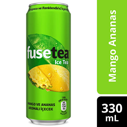 Fuse Tea Mango Ve Ananas Aromalı Soğuk Çay 330 Ml