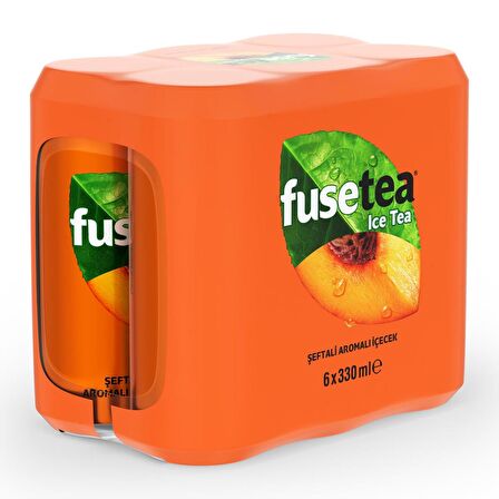 Fuse Tea Şeftali Aromalı Soğuk Çay 330 Ml X 6 Adet