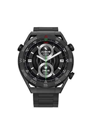 Siyah Çelik Kordon Akıllı Kol Saati FSW1115A-G