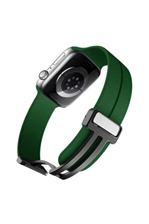 Yesil Silikon 44 mm Saat Kordonu FSWMTK-Y