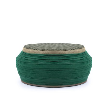 Fileli Sarık – Yeşil Kumaş – Siyah Takke – Yuvarlak Sarım – Fileli – 5 Metre