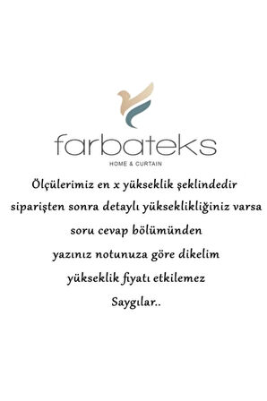 Karlı Keten Donati Tarz Tasarım Tül 2Kat Pileli Tül Perde