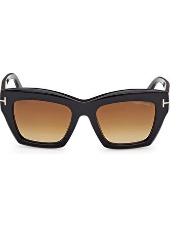 Tom Ford LUNA (FT1191-01F) 52 | Kadın Kahverengi Güneş Gözlüğü