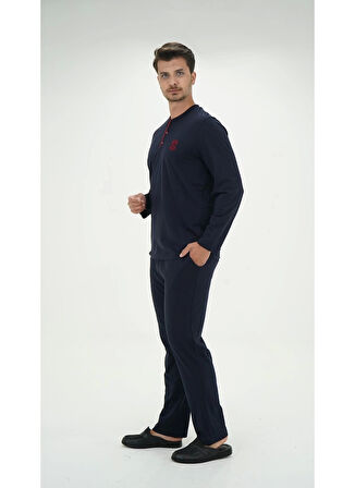 D's Damat 01005 Uzun Kol Pijama Takımı