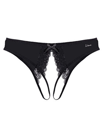 Azze  Özel Bölgesi Açık Siyah  Külot