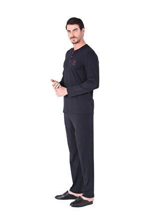 D's Damat 221001 Uzun Kol Pijama Takımı