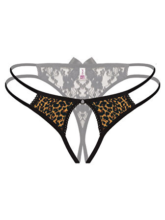 Azze  Özel Bölgesi Açık Leopar Desenli  Külot