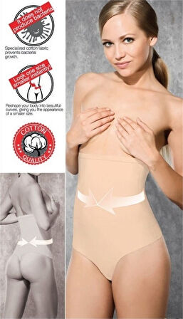 Azze Doreanse  Pamuklu String Göbek Korsesi 5915