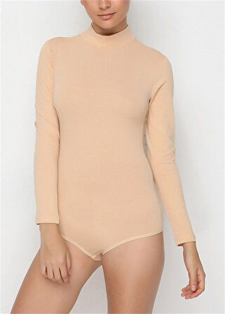 Azze Nbb 2960 Uzun Kollu Boğazlı Çıtçıtlı Body