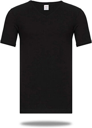 Star 206 Modal Yarım Kol V-yaka T-shirt Atlet