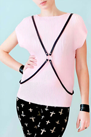 X Detaylı Şık Günlük Harness - Brf176