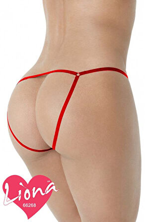 Azze  Taşlı Büyük Beden G-string