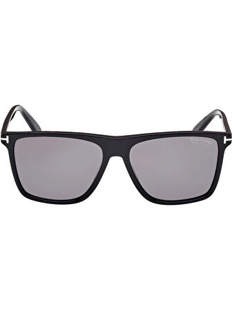 Tom Ford FLETCHER (FT0832-01D) 57 | Polarize Unisex Siyah Güneş Gözlüğü