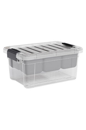Flora Kilitli Bölmeli Saklama Kutusu, Bujiteri Takı İlaç Dikiş İp Kaşık Hırdavat Organizer 6,25 Litre