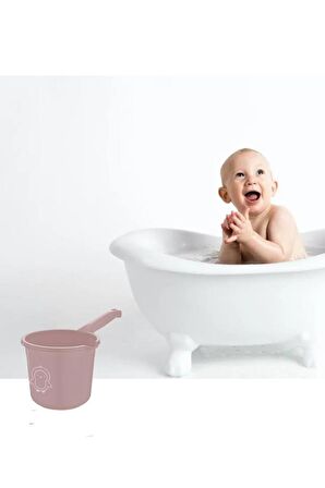 Flosoft Bebek Banyo Maşrapası, Uzun Saplı Oluklu Çok Amaçlı Maşrapa 1,5 litre