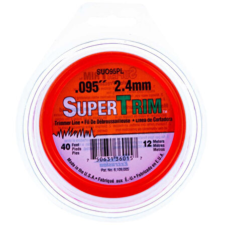 Super Trim Misina Elektrikli Tırpan Misinası 2.4 mm 12m Yuvarlak