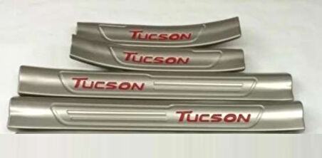 Hyundai Tucson Uyumlu 2015 2020 İç Kapı Eşiği Krom