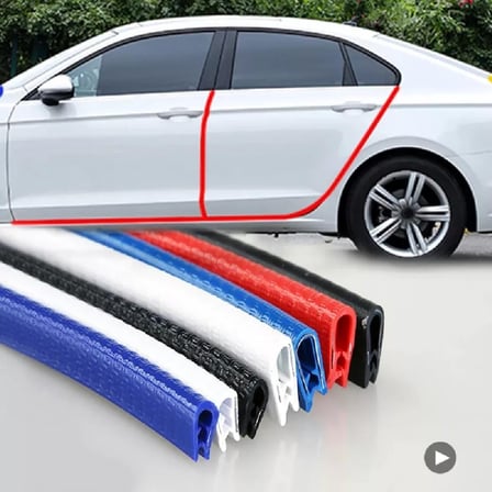 Araç Kapı Koruma Fitili Çarpma Çizik Önleyici Fitil U Tip Gri 5 Metre