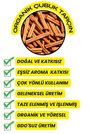 Organik Çubuk Tarçın 50GR