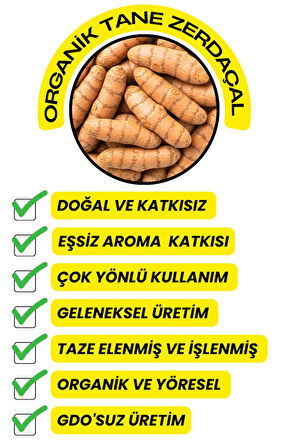 Zerdeçal Tane 500GR