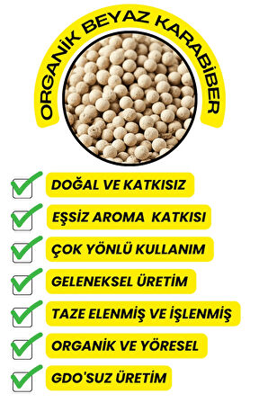 Ak Biber - Beyaz Karabiber 50GR