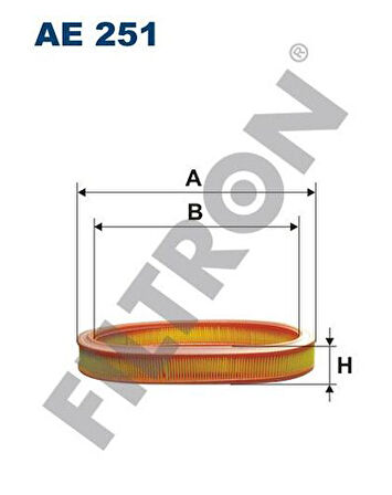 Filtron AE251 Hava Filtresi Ford 89BF9601BA