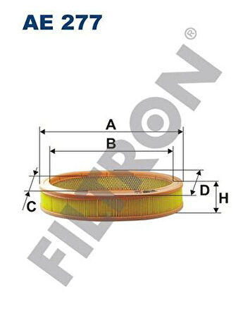 Filtron AE277 Hava Filtresi Renault 11 1.7 Gt75Hp 10 84 07 88 8933001795