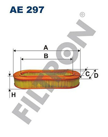 Filtron AE297 Hava Filtresi Mercedes M115 W123 S123 C123 115.094.00.04