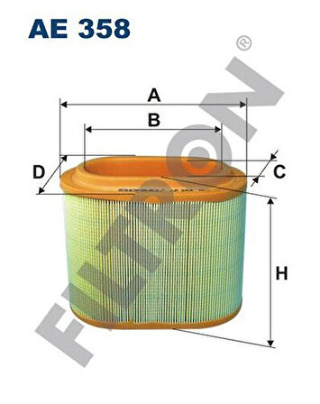 Filtron AE358 Hava Filtresi Stare Minibüs Kamyonet Libero 98- 281304A001