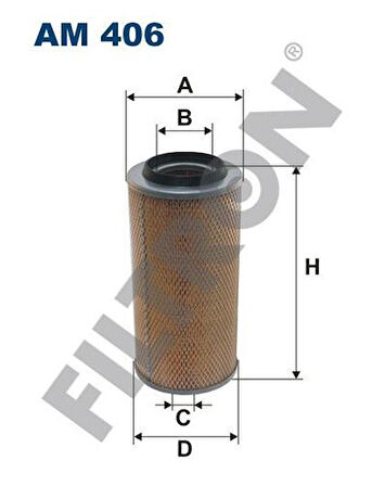 Filtron AM406 Hava Filtresi AC Delco 002.094.70.04