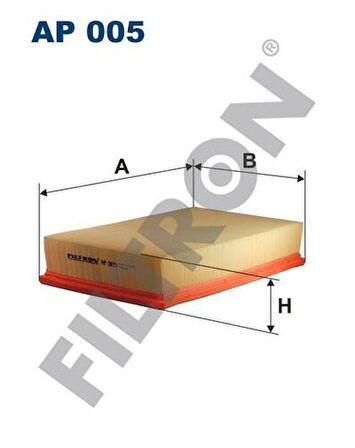 Filtron AP005 Hava Filtresi Golf I II JettaII 1.6TD 1.8GTI 83-91 Passat 88-96 191129620