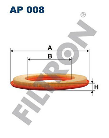 Filtron AP008 Hava Filtresi 190 W201 82-89 002.094.55.04