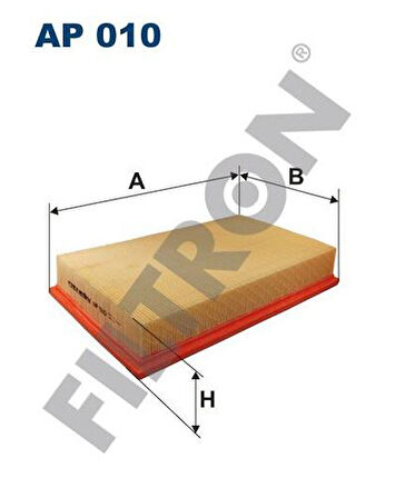 Filtron AP010 Hava Filtresi 190 W201 83-93 W124 84-93 S124 85-90 1457429875
