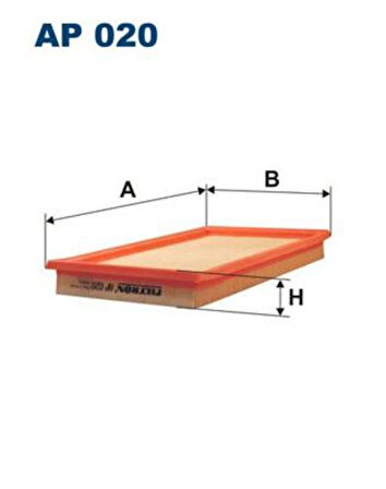 Filtron AP020 Hava Filtresi Astra F 91-98 Corsa A 87-93 Vectra A 90-94 834250