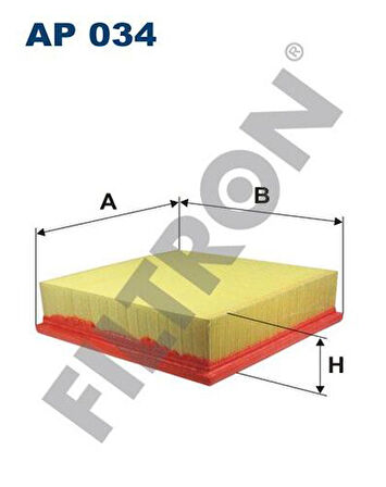 Filtron AP034 Hava Filtresi 190 W201 88-93 W124 88-93 S124 88-92 602.094.04.04