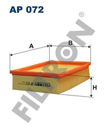 Filtron AP072 Hava Filtresi Corsa B Combo B X15TD X17Dt 90469336