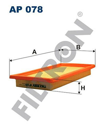 Filtron AP078 Hava Filtresi Punto I 1.7TD 94 01 76331391