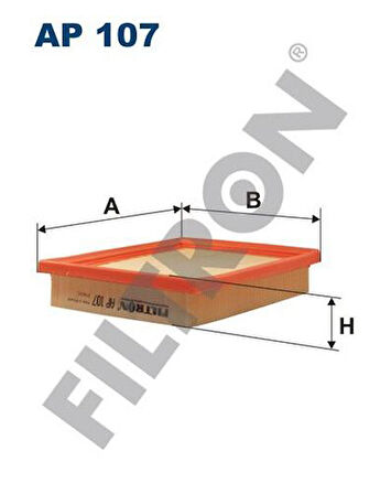 Filtron AP107 Hava Filtresi Accent 1.3 Karbüratörlü 94 01 2811322301